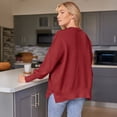 thumbnail image 4 of SUNBS Oversized Sweaters for Women Winter Crewneck Pullover - Cozy Knit Long Sleeve Top Casual Loose Fit Clothes, 4 of 9