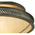thumbnail image 2 of Meyda Tiffany 132432 Hoja 2 Light 15" Wide Semi-Flush Bowl Ceiling Fixture - French, 2 of 7