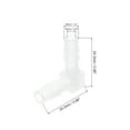 thumbnail image 2 of Uxcell 1/4" 90 Degree Elbow Hose Barb, 4Pack Aquarium Air Valve Connector Tubing for Fish Tank Pond Air Line, 2 of 6