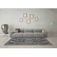 thumbnail image 3 of Ahgly Company Indoor Round Abstract Gray Modern Area Rugs, 6' Round, 3 of 4