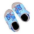 thumbnail image 3 of Xijirk Baby Toddler Water Shoes Shark Print Aqua Socks Non-Slip Swim Shoes Sky Blue,12-15 Months, 3 of 4