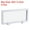 White, variant on Floating Thin Film Display Box with Base 30cm x 11cm x 2cm Black Pack of 2