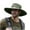 Army Green-B, variant on Sun Bucket Hats for Men Protection Hiking Beach Fishing Safari Boonie Hats Outdoor Military Safari Wide Brim Foldable Double-Sided Sun Boonie Bucket Hat with Side Snap Chin Cord Green