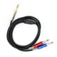 thumbnail image 5 of BLS0201 Cable de audio de 6,35 mm macho a doble mono de 6,35 mm Cable de audio de metal para reproductores Equipos de grabación1.8m, 5 of 5