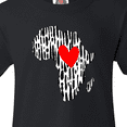 thumbnail image 4 of Inktastic Black History Month Ink Print African Heart Youth T-Shirt, 4 of 5