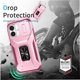 thumbnail image 2 of Funda para GANGXUN iPhone 16 Plus - Soporte metálico, Función magnética, Rosa, 2 of 5