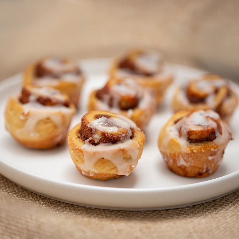 two-bite Mini Drizzled Cinnamon Rolls, 14.6 oz, 12 Count (Bakery