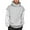Gray, variant on Chiccall Men's Hoodies Half Zip Hooded Sweatshirts Casual Oversized Colorblock Mock Neck Pullover Tops with Pocket