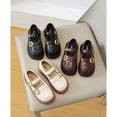 thumbnail image 3 of Zapatos de cuero para niñas, primavera y otoño, retro, ligeros, de suela suave, zapatos de princesa de cuero suave, zapatos de rendimiento, 3 of 4