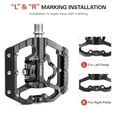 thumbnail image 2 of MTB Pedal with Dual Platform Multi-Use Cycling Pedals with Cleats Replacement For SPD Mountain Bicycle, 2 of 8