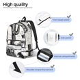 thumbnail image 4 of Lsque Vintage Cactus Pickup Pattern Canvas Daypack, Durable Backpack, High-quality Versatile Backpack,Vintage Compact Backpack-Small, 4 of 6