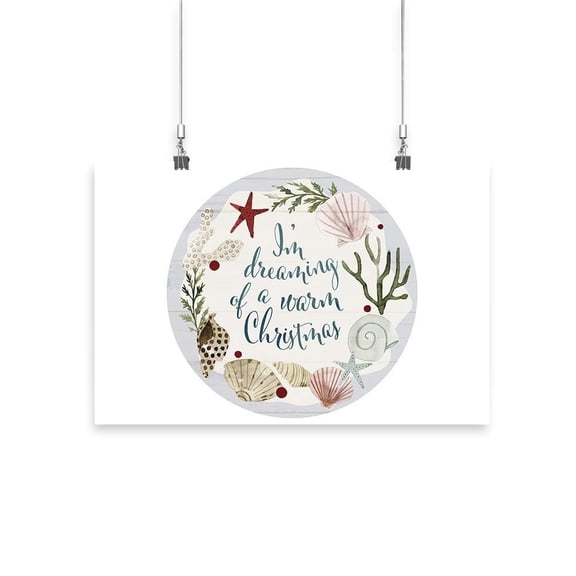Sun-Kissed Christmas C Poster - Victoria Barnes Designs,