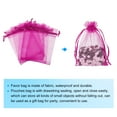 thumbnail image 3 of 50pcs Organza Bags 3x4 Inch Drawstring Favor Pouches Sheer Mesh Bag for Gift Jewelry Wedding Party Rose Red, 3 of 6