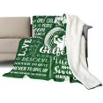 thumbnail image 2 of LHSHID Golf Blanket Polyester Golf Gifts for Men Soft Plush Flannel Blanket 40"x50", 2 of 5