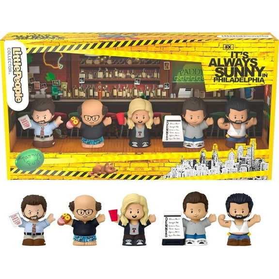 Mattel ​Little People Collector It’s Always Sunny in Philadelphia 5 Figure Set