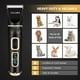 thumbnail image 3 of Cortapelos para perros HOLDOG Professional, resistentes, recargables, de 3 velocidades, 3 of 7