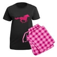 thumbnail image 5 of CafePress - Horse Silhouette Women's Dark Pajamas - Women's Short Sleeve Print T-Shirt and Pants Dark Cotton Pajama Set, 5 of 7