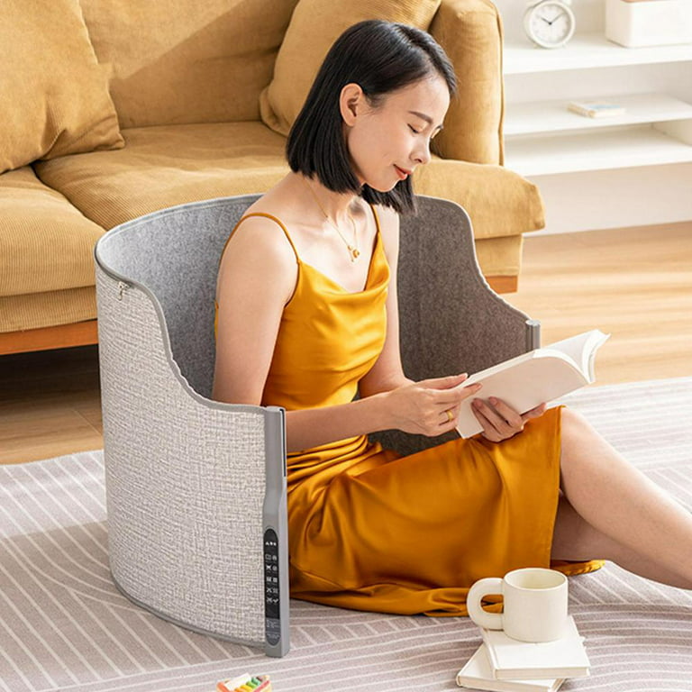 Foldable Electric Space Heater Under Desk, All-around Electric Leg