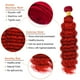 thumbnail image 3 of Extensiones de cabello Gveoxvo Red Deep Wave 100% cabello humano 45-55 cm, 3 of 7