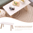thumbnail image 5 of KAKOWELY Mini Tea Table Model Wooden Tea Table Model Miniature End Table Doll House Decor Mini House Decoration3.86"X1.89"X1.77", 5 of 5
