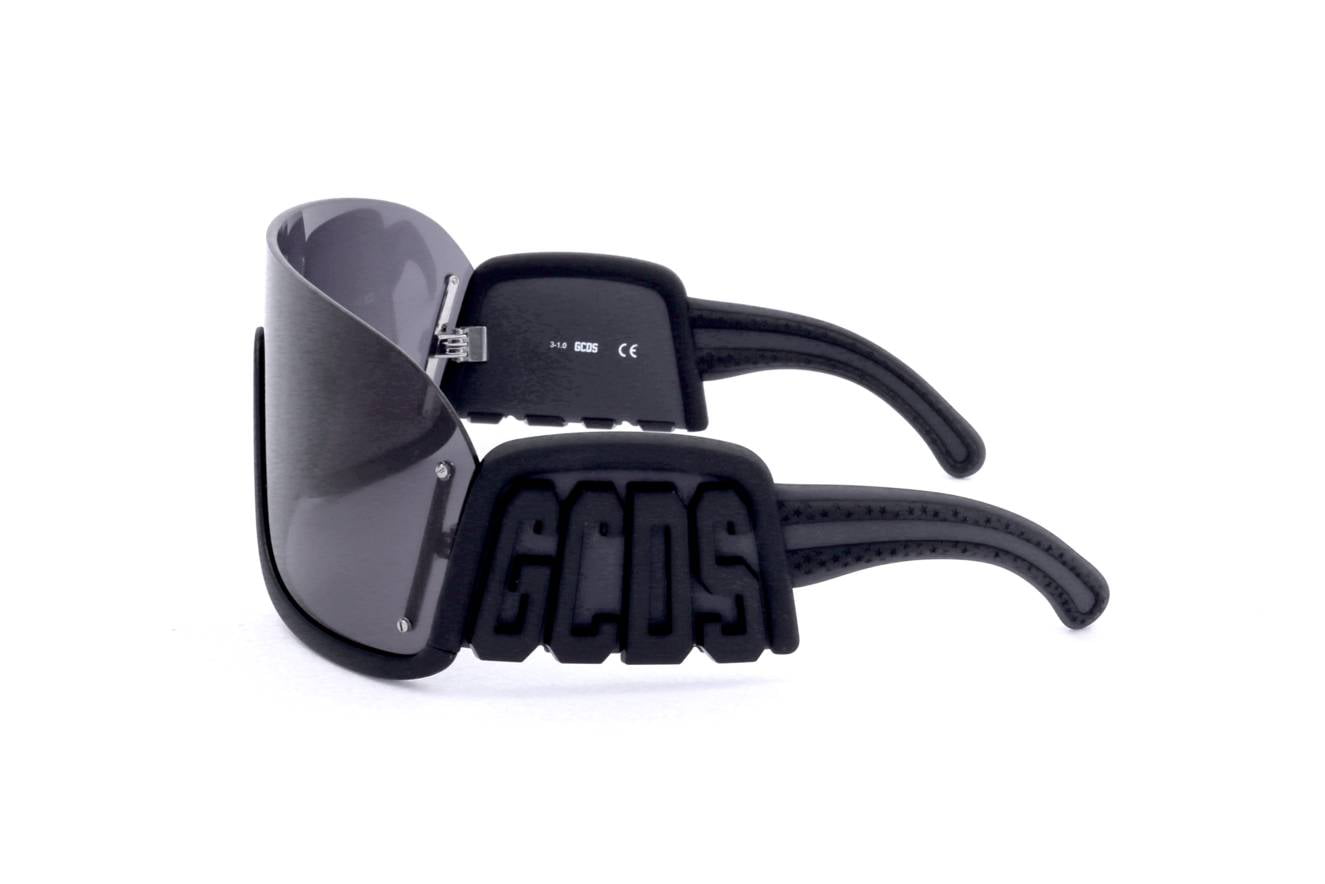 GCDS sunglasses GD0002 UNISEX 00/00/120 02A MATTE BLACK 