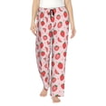 thumbnail image 1 of Balery Strawberry Pantalones de pijama para mujer, pijamas ultraligeros, pantalones de estar por casa-XX-Large, 1 of 6