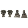 thumbnail image 6 of kowaku 3x 4x Design Furniture Cabinet Leg Feet Wooden Box Chest Stand Feet 3 Pcs, 6 of 9