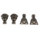thumbnail image 5 of PACK 4PCS Beast Design Mini Muebles pequeña sala Patas Para Las Piernas Caja De Pecho Soporte Pies Macarena Mini pata de gabinete de muebles, 5 of 8