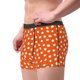 thumbnail image 2 of Balery Dots On Orange Background Calzoncillos bóxer para hombre, ropa interior de algodón suave y transpirable con cinturilla de nailon-Small, 2 of 5
