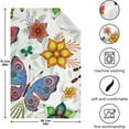 thumbnail image 2 of GZHJMY Butterfly Kitchen Dish Towel Set of 4, Super Absorbent Soft Drying Cloth Tea Bar Towels, 28"x 18", 2 of 5
