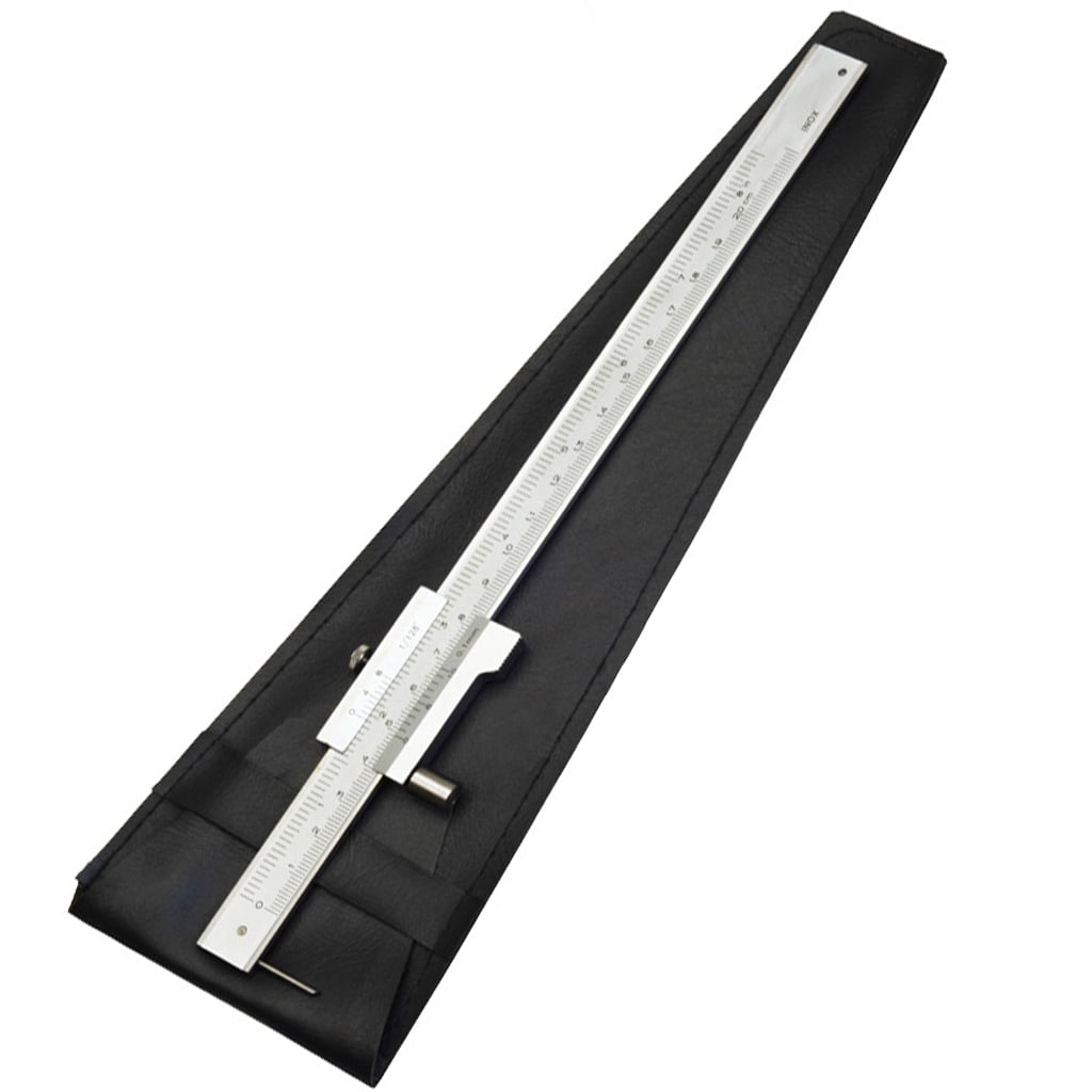 Zorvai Carbide Vernier Caliper 0-20cm Gauging Ruler Parallel Marking Measuring Tool