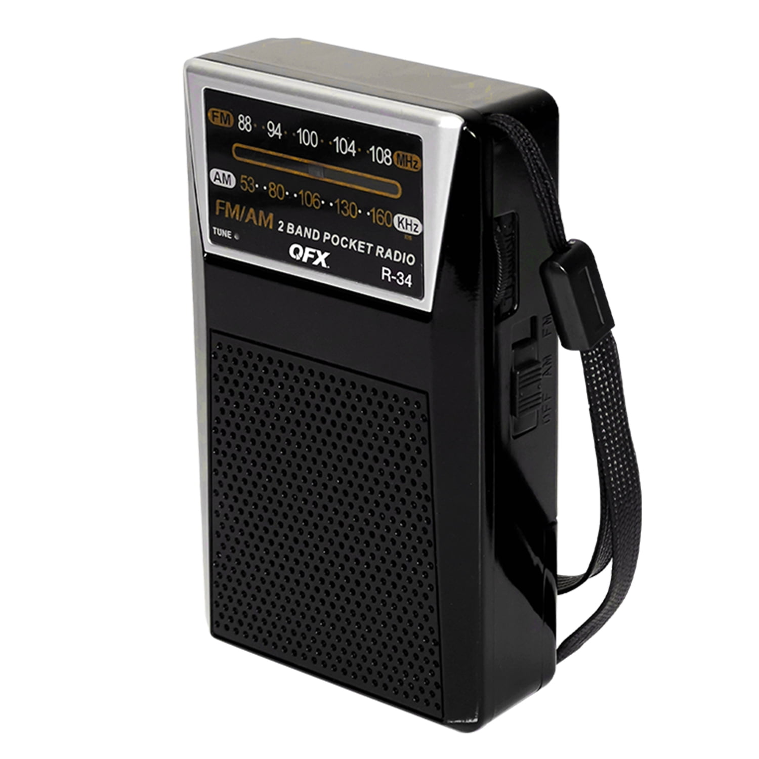 QFX Battery Portable AM/FM Radios