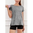thumbnail image 5 of PARNIXS Short Sleeve Split Side Pregnancy, T-Shirt (Women's), 5 of 8