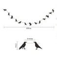thumbnail image 4 of Halloween Crows Banners Hanging Paper Garlands For Theme Party Favors Home Garden Yard Haunted House School Decoration (2 pack), 4 of 4