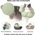 thumbnail image 2 of Cat Cone Collar,Cute Waterproof Cat Recovery Collar,Anti-Bite Lick Wound Healing Safety Elizabethan e Collar for Cats,Purple Flower All-Season Style…, 2 of 6
