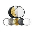 thumbnail image 2 of 5-in-1 Light Reflectors with Soft Silver Gold White and Black Round Collapsible Multi Portable Reflector for Photography, 2 of 7