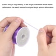 thumbnail image 5 of Uxcell Elastic Cord DIY Making Stretchy String Craft Wire, Dark Purple, 2 Rolls, 5 of 6