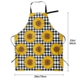 thumbnail image 5 of Picia Sunflowers Waterproof Apron for Unisex Adult - Adjustable Bib Apron with Pockets, Ideal for Cooking, Gardening, Painting, and Household Chores, 5 of 9