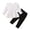 White, variant on Futezty Toddler Boys Girls Clothes Fall Winter Outfit Sets, Baby Boy Girl Ruffle Sleeve Round Neck Cute Elastic Waist 6M 1T 2T 3T 4T 5T 3PCS Everyday