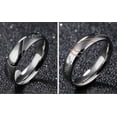 thumbnail image 4 of Anillos para parejas, conjunto a juego con forma de corazón de acero inoxidable para él y ella, alianza de boda para parejas de amor real, anillos de corazón para parejas (un par), 4 of 5