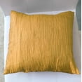 thumbnail image 2 of Crushed Taffeta Decorative Throw Pillow/Sham Cushion Cover Gold, 2 of 3