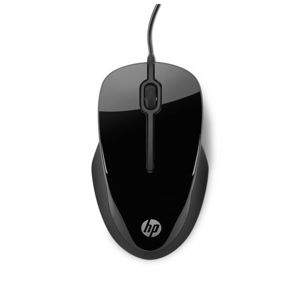 HP X1500 Mouse,Black; Metallic gray,USB (H4K66AA#ABL)