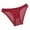 Wine, variant on Wancir Ladies Solid Color Adjustable Low Waist Mesh Transparent Seamless Underwear