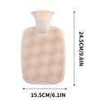 thumbnail image 3 of Fiudx Bolsa de Agua Caliente de Cintura Larga, Cinturón Suave para Aliviar El Dolor, Bolsa de Irrigación con Agua Tibia, Ideal para Uso En Exteriores En Casa o En La Oficina, Ideal para El Invierno., 3 of 5