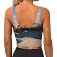 thumbnail image 4 of Uemuo Lighthouse Pattern Women's Sports Bra - High Impact Support, Breathable, and Comfortable Athletic Bra for Running, Yoga, and Workouts, 4 of 9