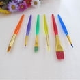 thumbnail image 4 of Toystoory Kit de pinceles para colorear, suministros de papelería, pinceles para pintar al óleo, herramienta de decoración de grafiti de cabeza plana Herramientas y accesorios para hornear Toystoory HA062288-00B, 4 of 6