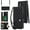 Black, variant on Crossbody wrist type leather wallet phone case suitable for Samsung Galaxy Z fold 4 ,lanyard and card Solt