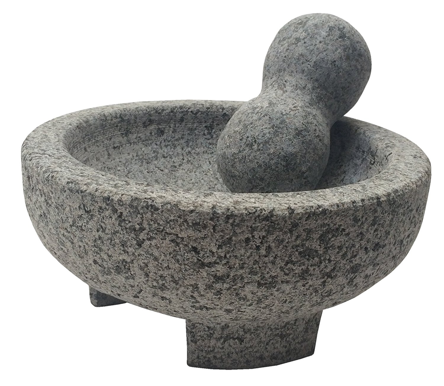 Granite Molcajete Mortar & Pestle Spice Grinder 8"