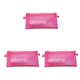 thumbnail image 5 of Inteprter Bolsa transparente de doble rejilla con cremallera para documentos, suministros de papelería de oficina, PVC, A4/A5/A6/B5 Type5 NO5, 5 of 6
