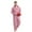 Pink, variant on Mgmyaa Men's Union Suits Hooded Jumpsuit Pajama One-Piece Full Coverage Sleepwear Warm Indoor Loungewear